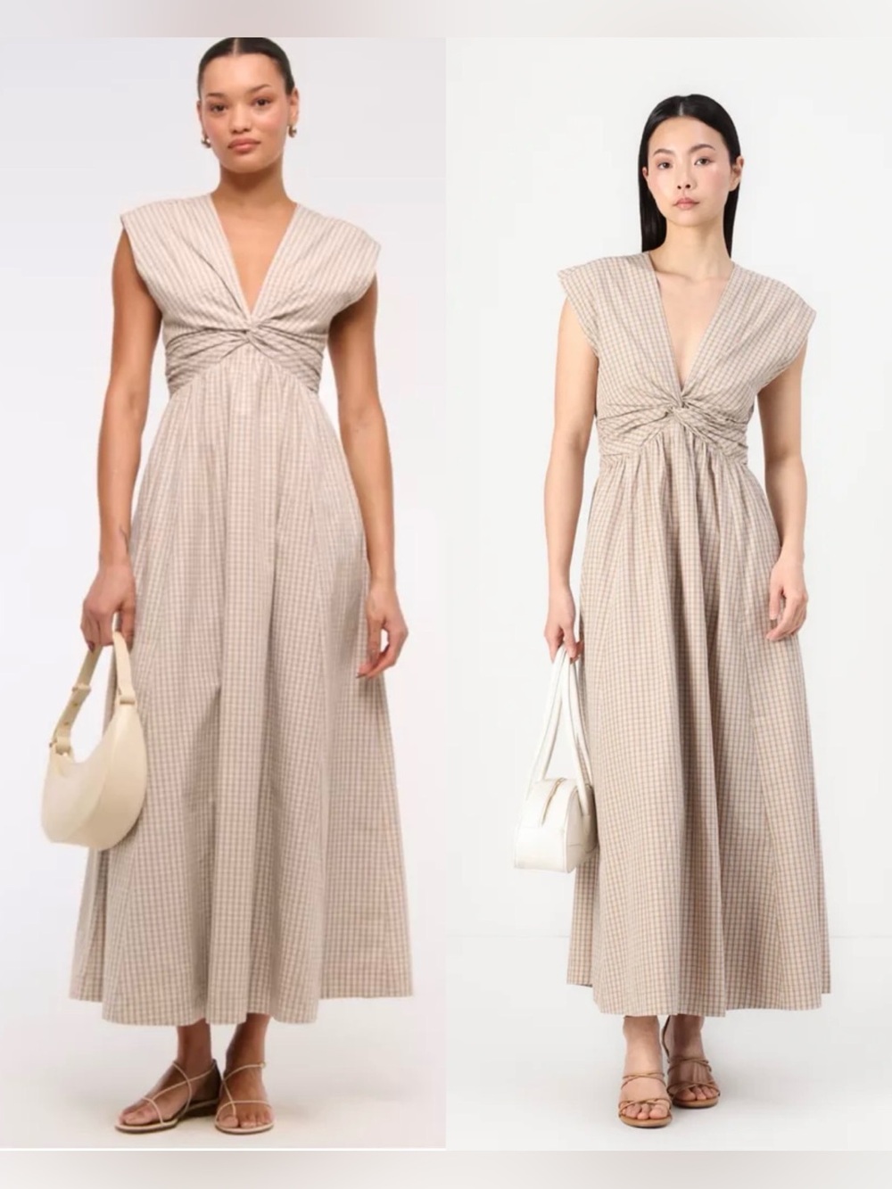 NWT Abercrombie & Fitch Twist Bodice Femme Dress Maxi , size XL